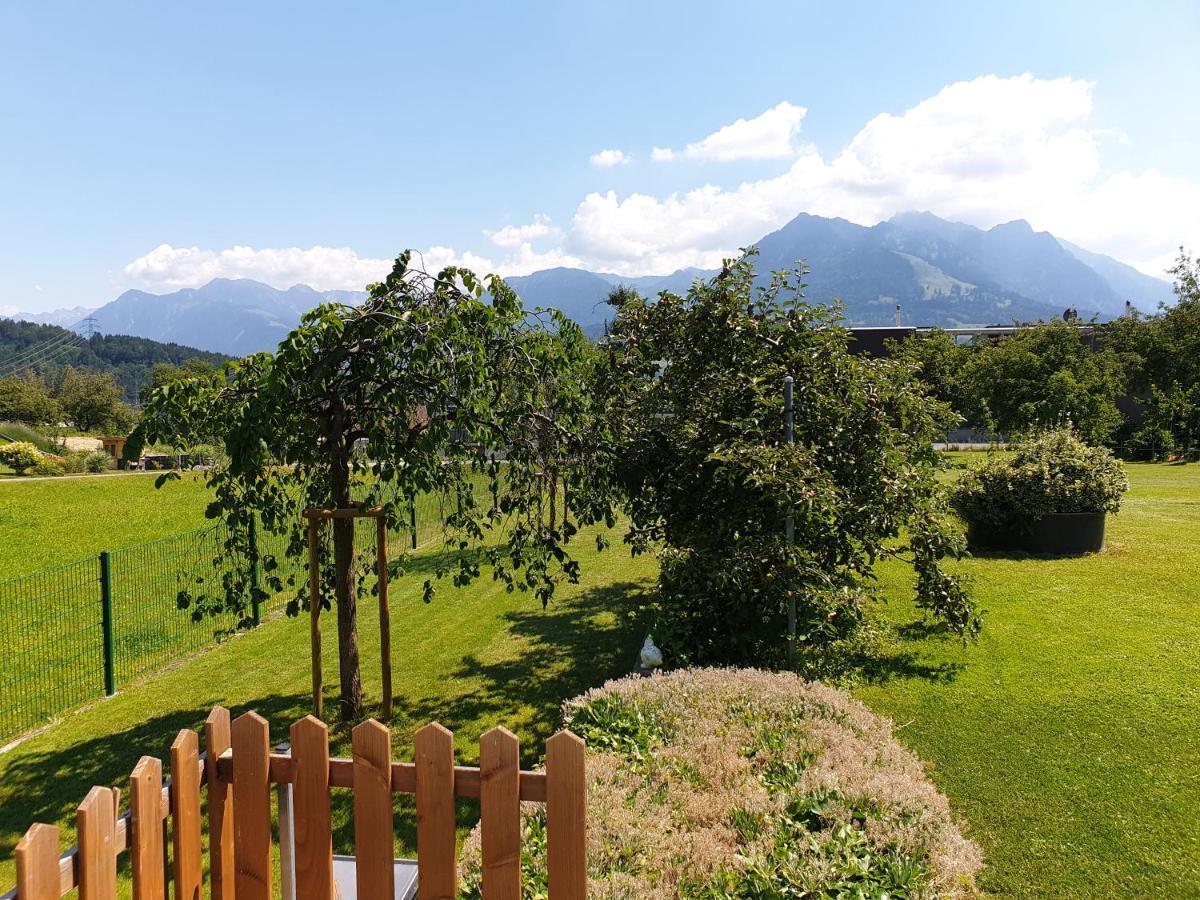 Ferienwohnung Metzler - Blick Auf Die Berge Göfis Kültér fotó