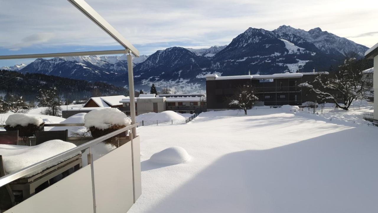 Ferienwohnung Metzler - Blick Auf Die Berge Göfis Kültér fotó