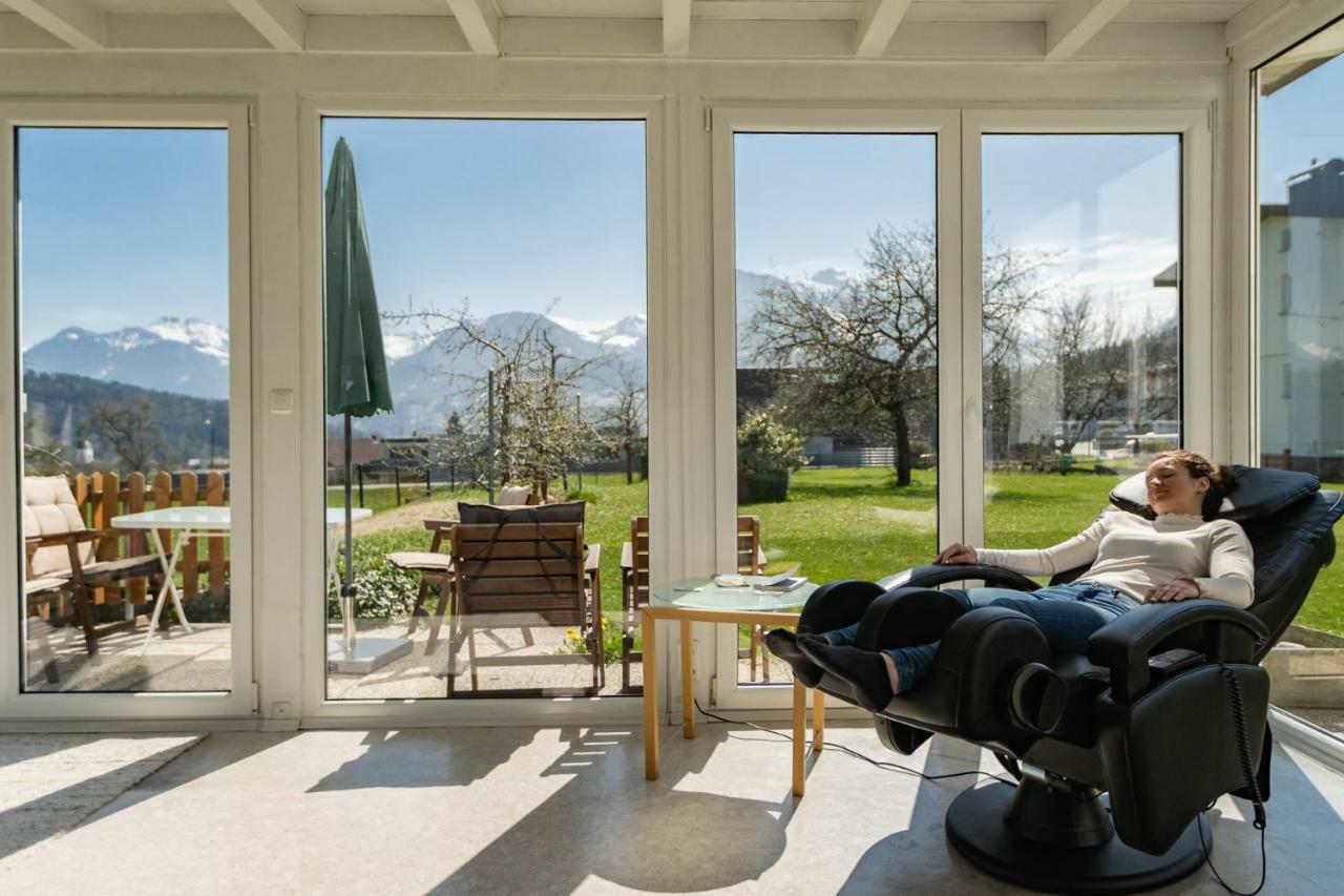 Ferienwohnung Metzler - Blick Auf Die Berge Göfis Kültér fotó