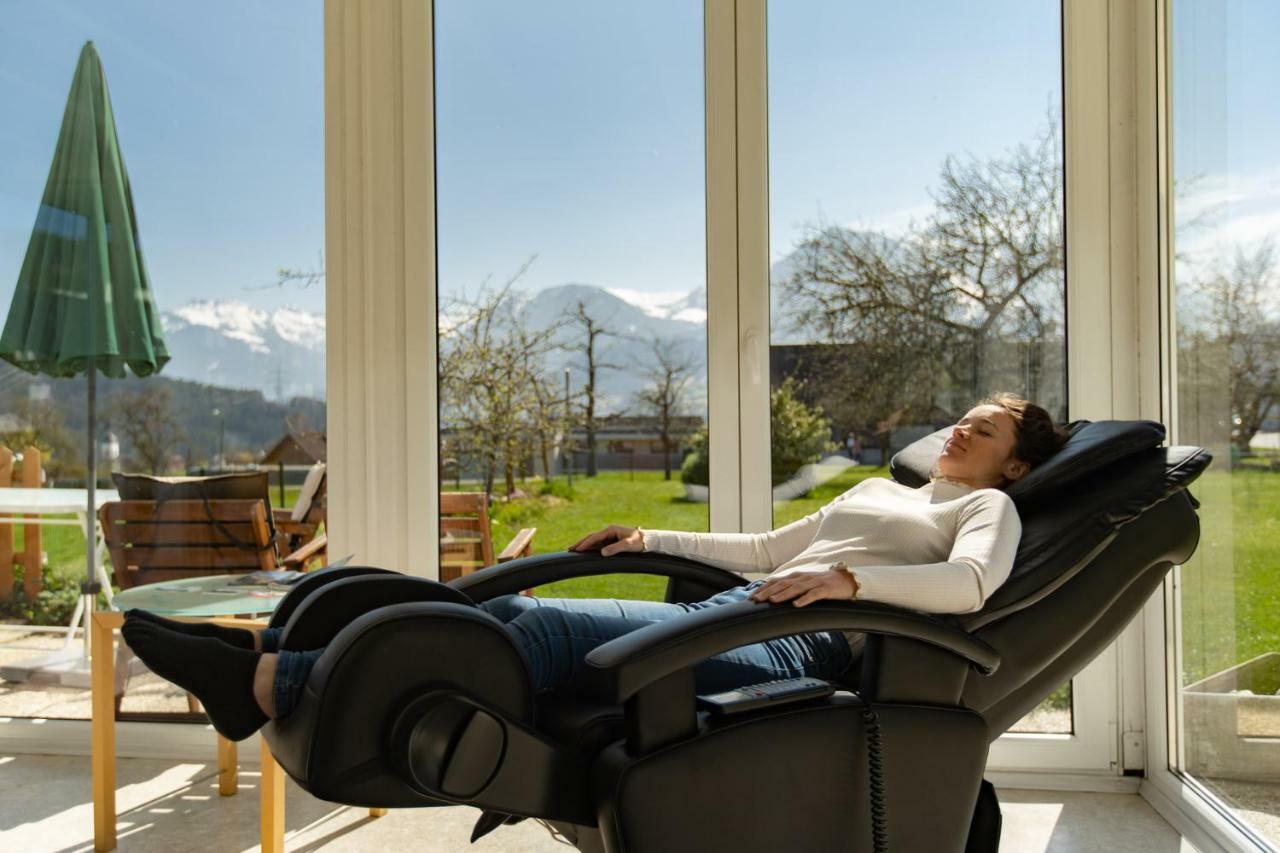 Ferienwohnung Metzler - Blick Auf Die Berge Göfis Kültér fotó